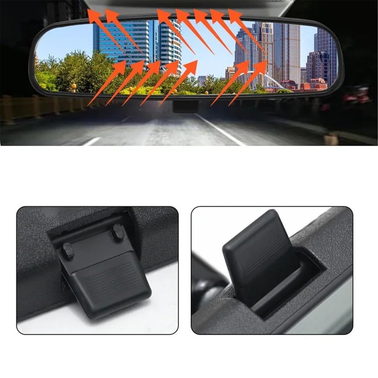 Specchio Interno Retrovisore Veicolo Per Insight 2010-2014 Specchio Interno Per Auto | Specchietto retrovisore grandangolare regolabile antiriflesso 76400-SDA-A03