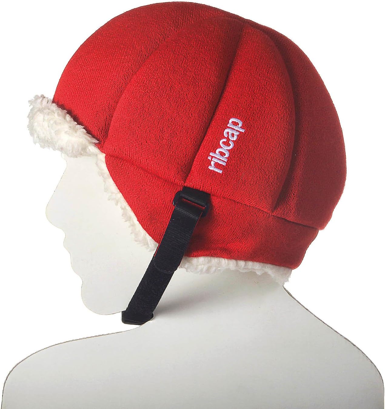 Ribcap The All New Premium Original Harris Red Large, Impact Resistance, Extra Protective Beanie Cap