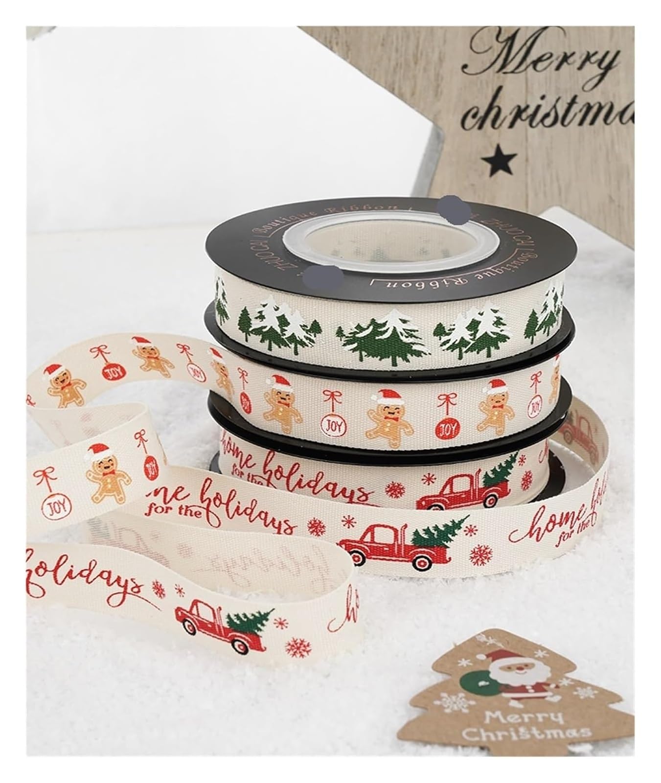 Cintas para envolver tartas, Cinta for envolver pasteles 1,6 cm x 9 m(Color E)