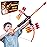 Nerf Bow and Arrow - Nerf Bow - Outdoor Archery Shooting Toy for Boys and Girls Ages 4-12, Fun Outdoor Games for Boys Age 8-12 Birthday