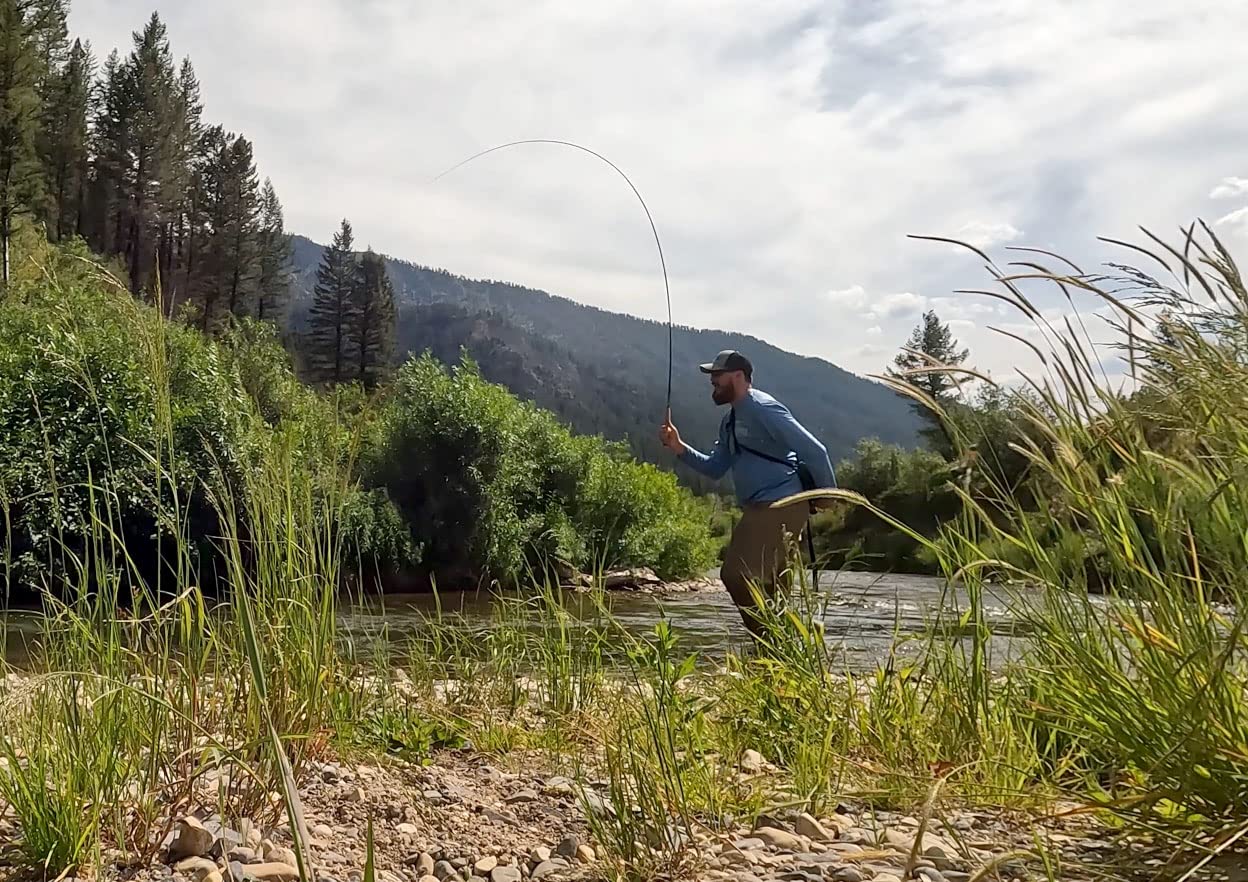 DRAGONtail Kaida zx320 Multi-Length Tenkara Pack Rod with Furled