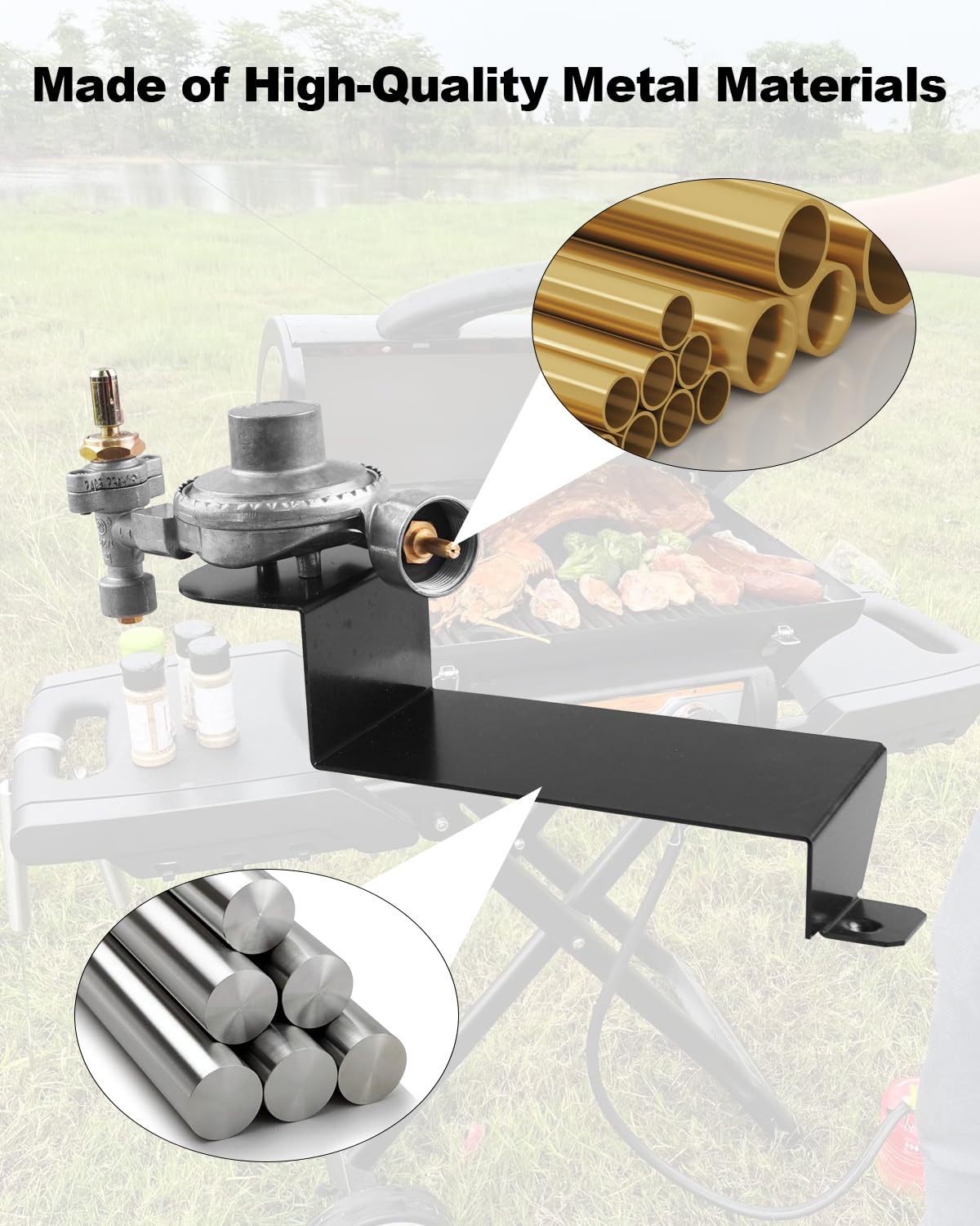 80476 Régulateur de soupape de barbecue à gaz pour Weber Q2000 Q2200 Q200 Q220 Modèle 394001 396000 396001 396002 566001 566002 566801 567798, 567798 66002 396002 54060001 566001 remplace 64865