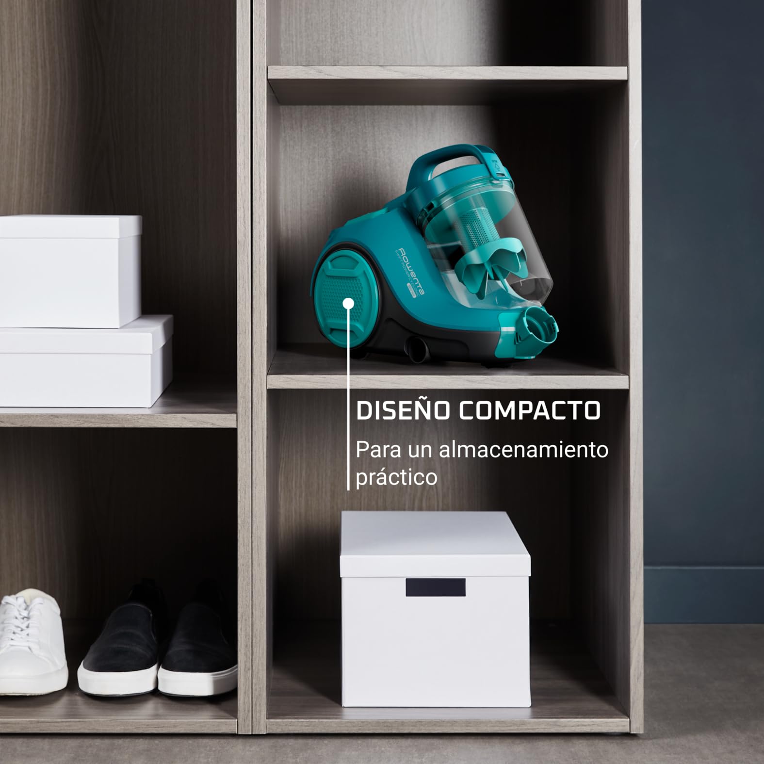 Rowenta Swift Power CYCLONIC RO2932EA aspiradora sin Bolsa, 750W y 77dB (Reacondicionado)