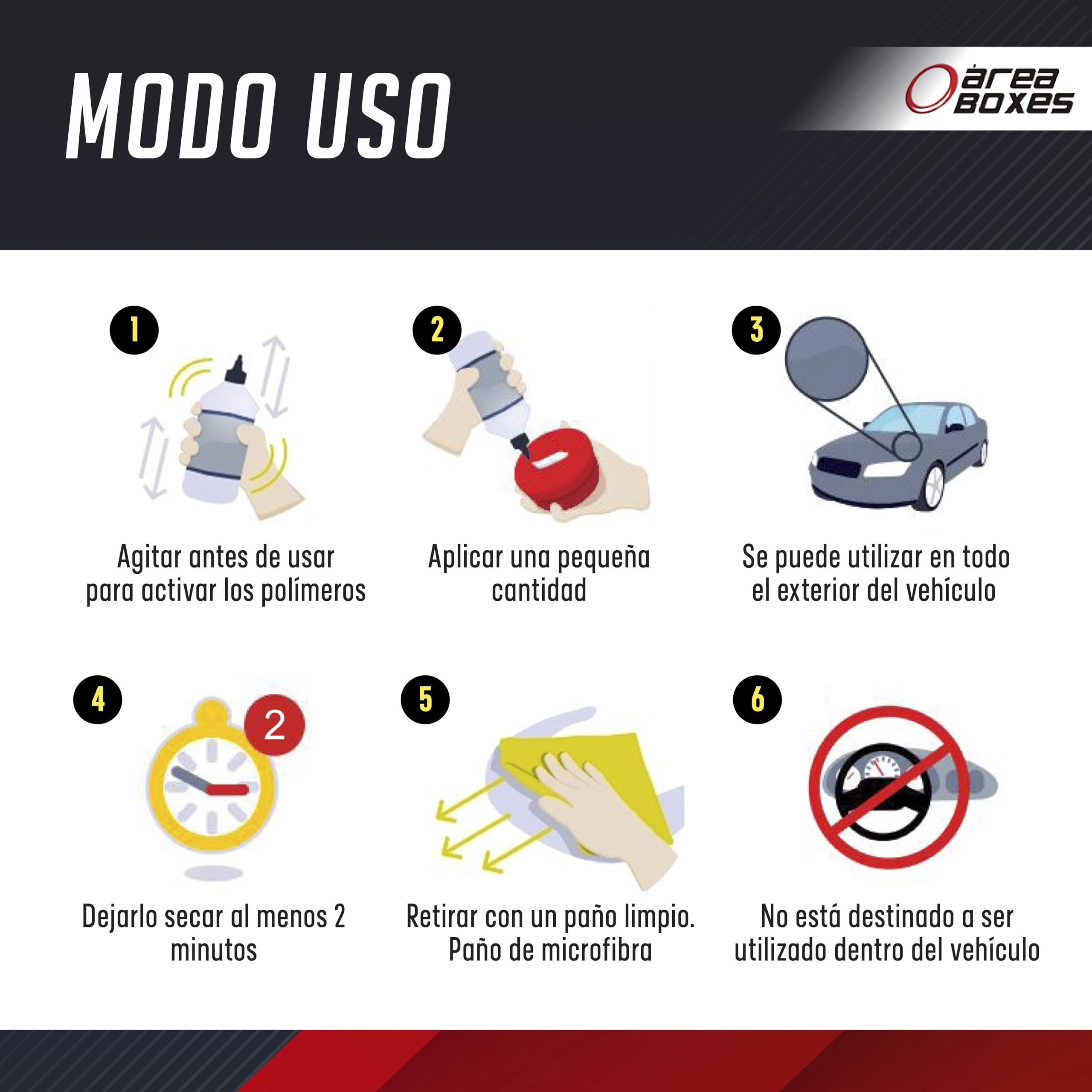 Sellador Para Autos [Symplex G5] Protección Sintética Efecto Espejo de Alto Brillo | Repele Agua y Suciedad | Uso en Pintura y Vidrio | Abrillantador de Fácil Aplicación y Duradero (SYMPLEX G5, 948ML)