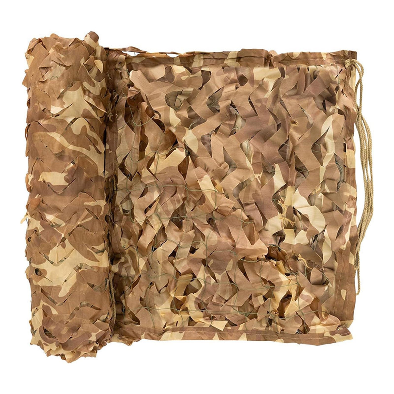 Malla de Camuflaje desértico para protección Solar, Lona Caza, Resistente a desgarros, Color Amarillo, Actividades al Aire Libre, Acampada, observación Aves y Caza(5x8m(16.4 * 26.2ft))