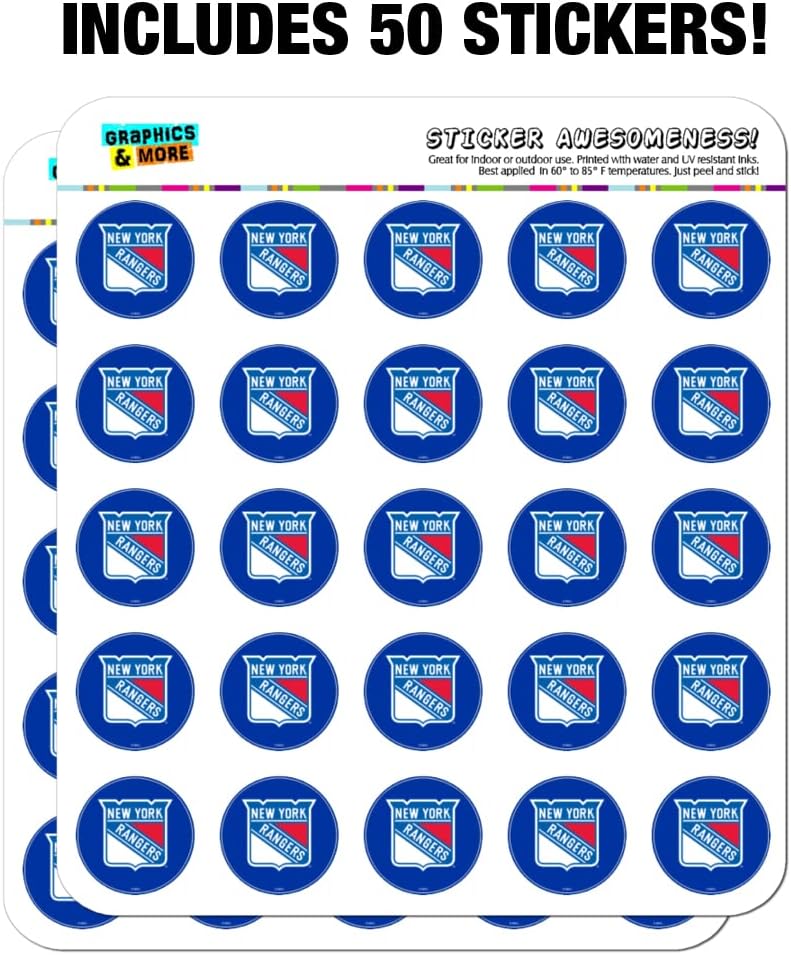 New York Rangers Logo Planner Calendar Scrapbooking Crafting Stickers - Image 3