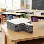 Cididu Ensemble de 30 Solution d'effacement à sec Paddle, petit tableau blanc Planche à effacer à sec Classroom Pack, Lapboard à main avec effacements, Planche d'éparpillement pour les étudiants Enseignants Fournitures scolaires