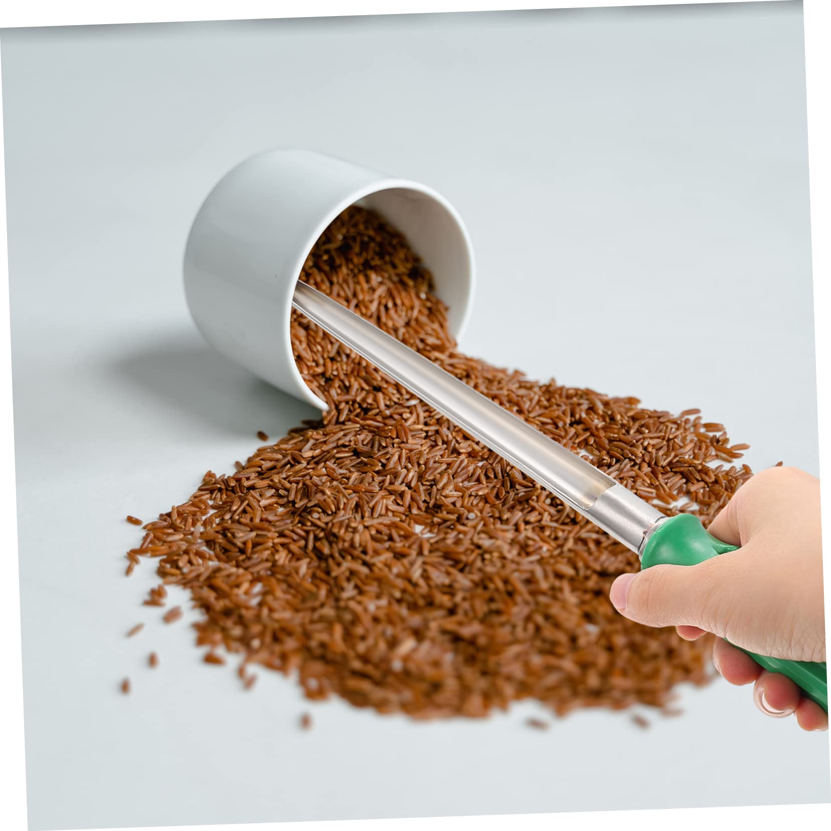 Mikikit Grain Sampler Closed Sampling Farm Sampling Tool Cereal Sampler Rice Sampler Probe Grain Sampling Tool Wheat Sampler Corn Sampler Multifunctional Sampler