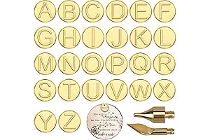 Walnut Hollow Hot Stamps Alphabet Set | Wood Burning Tips Letters for...