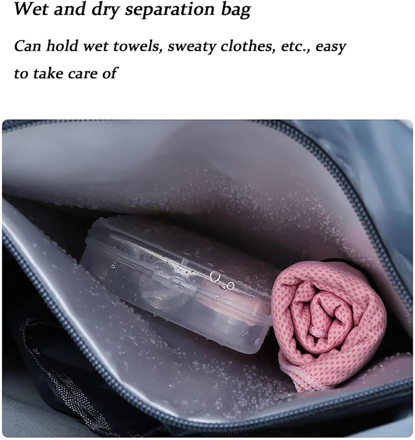 Travel Duffel Bag Backpack for Men Women,Gym Bag with Wet Pocket and Shoes Compartment,Weekend Overnight Bag for Sport Gym Tote Bags Swimming Yoga,B