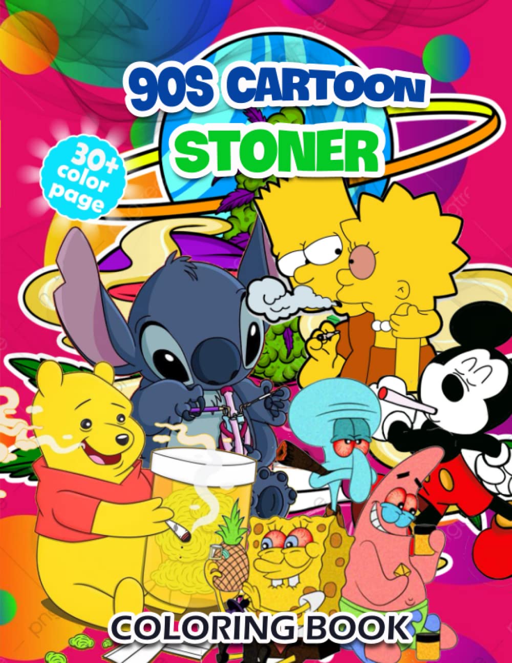 Buy 90s Cartoon Stoner Coloring - 71u4xTmLhNL 