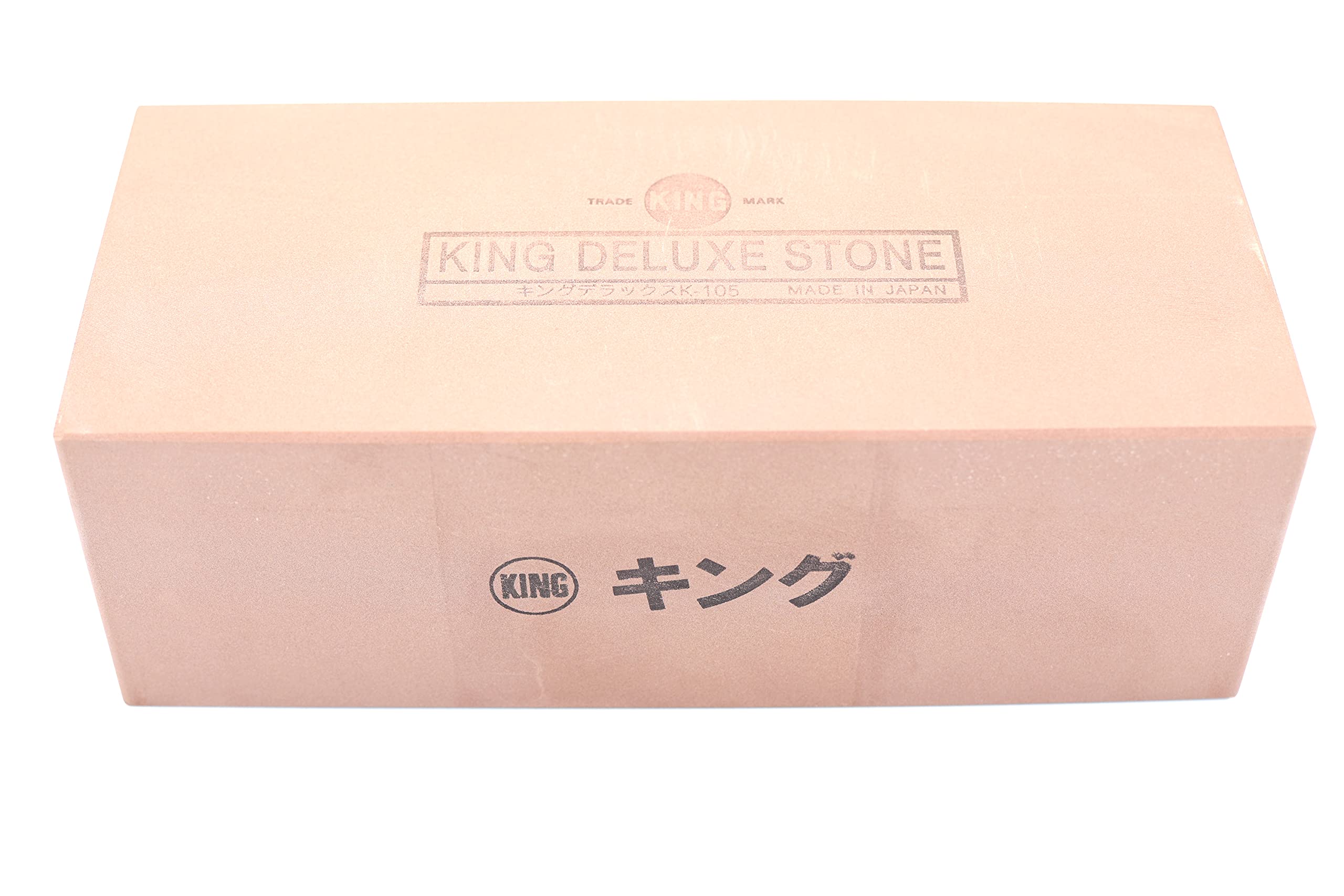 Piedra de afilar japonesa extra grande King K-105 800 grano #800 mantenimiento afilado hoja Cuchillos de cocina Herramientas de bricolaje y jardinería fabricadas en Japón