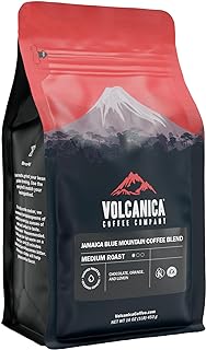 Jamaica Blue Mountain Coffee Blend, Whole Bean, Fresh Roasted, 16-ounce