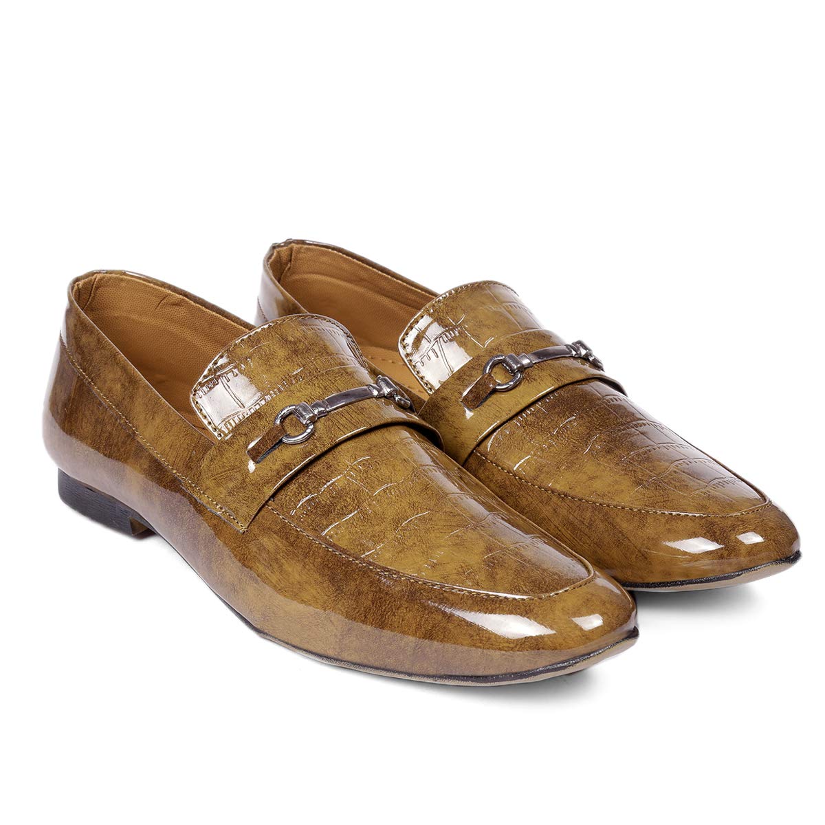 BXXY Men's Tan Moccasins - 10 UK (44.5 EU) (580-Tan-10)