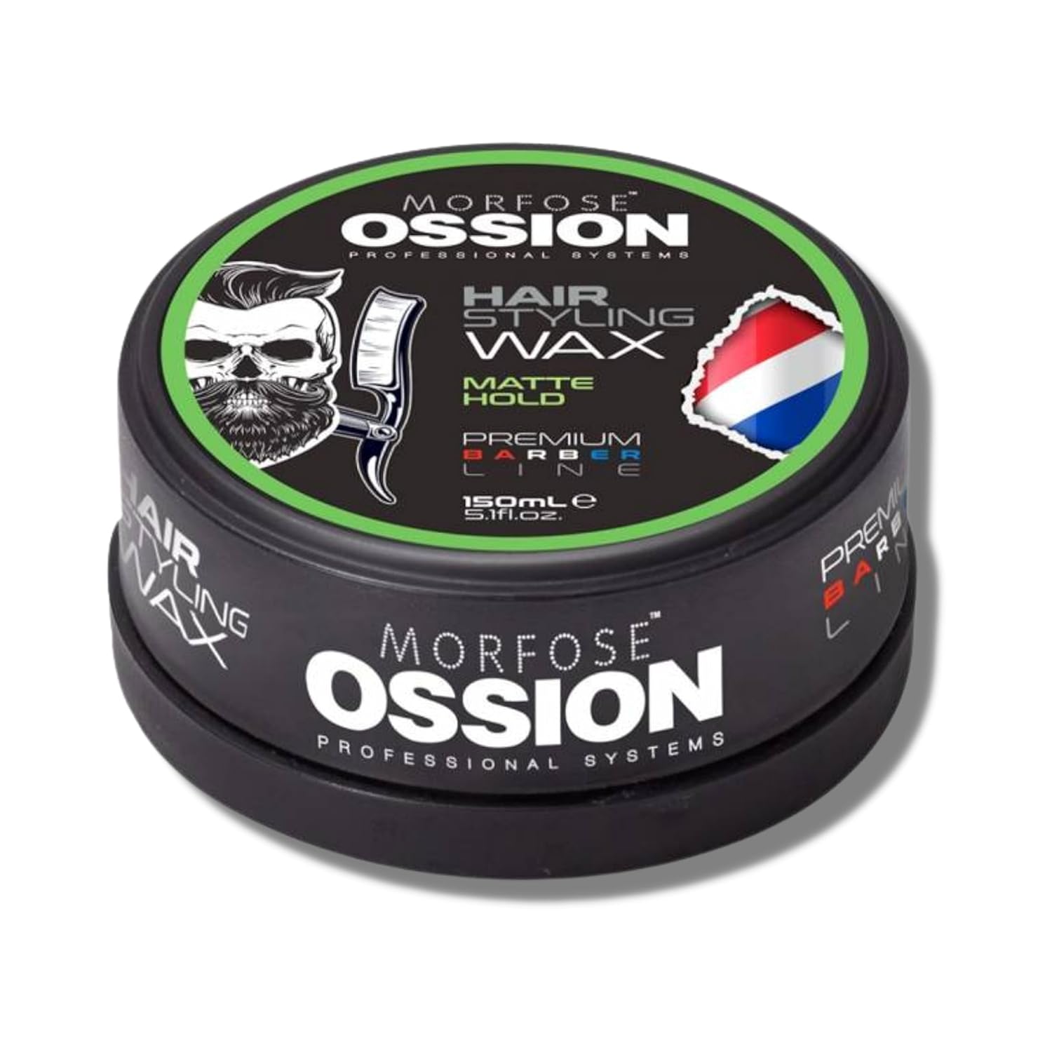 Morfose Barber Wax,(5.30 Ounce (Pack of 1), Matte Hold, Premium Hair Styling Wax for