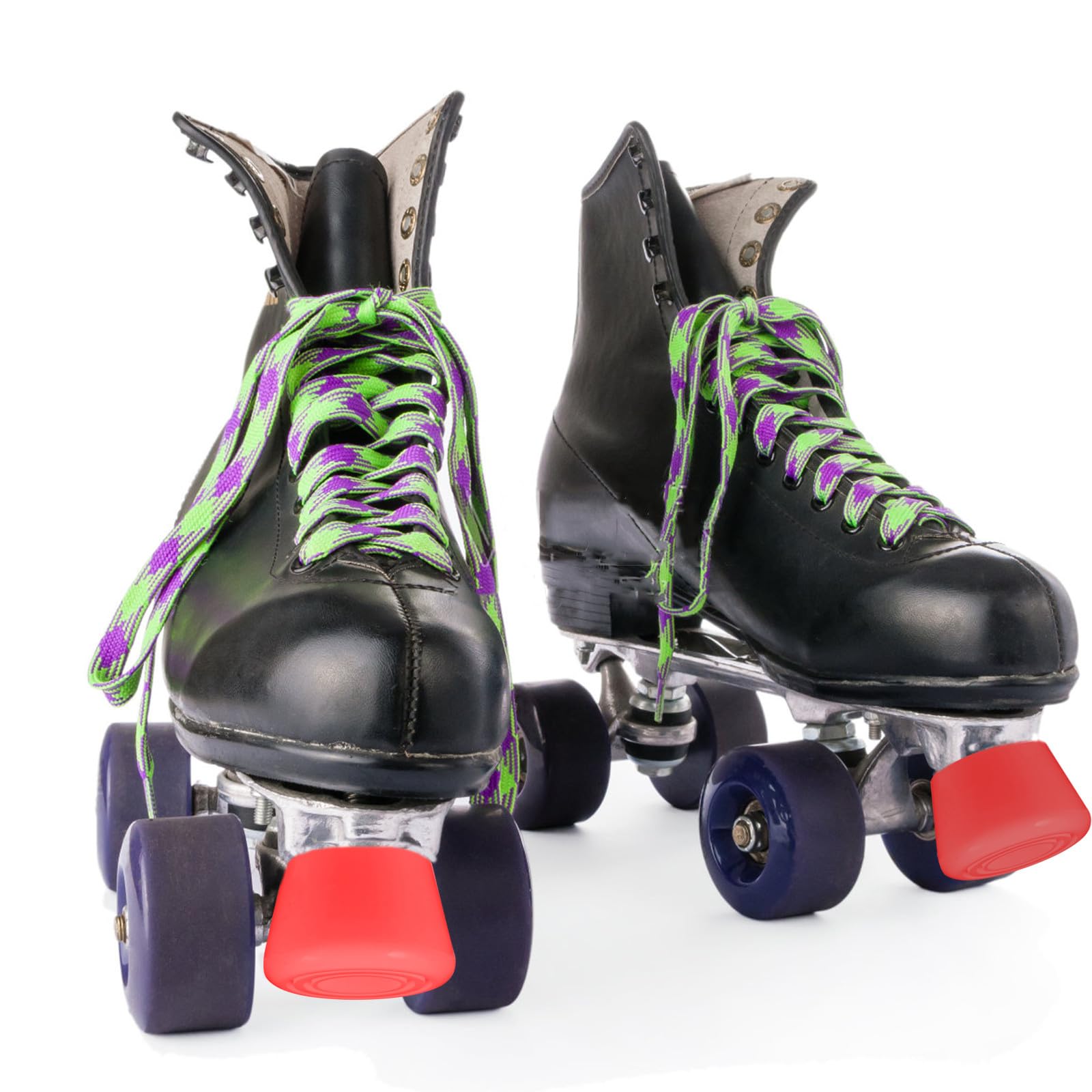 Frenos Patines 4 Ruedas Pastillas de Freno de PU Rojo Herramientas para Patines Función Antideslizante para Entusiastas del Patinaje
