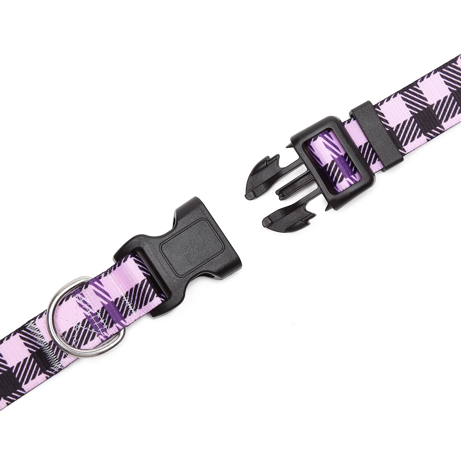 Adjustable Dog Collar with Patterns, Ultra Comfy Soft Nylon Breathable Pet Collar for Small Medium Large Dogs (L, Floral Orange) — view 94