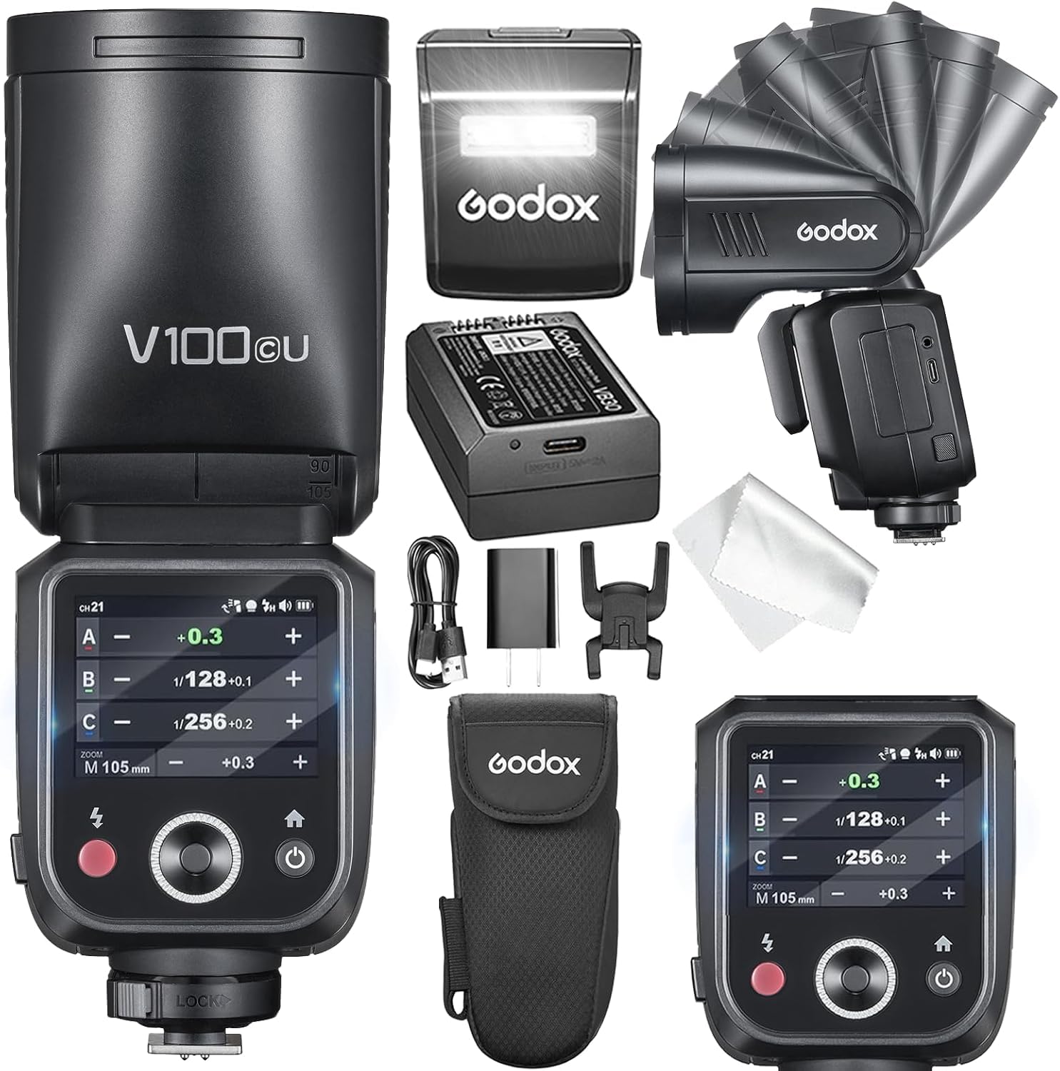 Amazon.com : GODOX V100 C Godox Flash for Canon - 100Ws TTL Flash