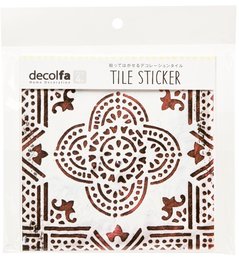 ◇値下げ◇【DIY】デコレーション タイル ステッカー decolfa 4枚✕12