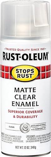 Rust-Oleum 7776830 Stops Rust - Pintura en espray 12 onzas negro liso Rust-Oleum 7776830 Stops Rust - Pintura en espray 12 onzas negro liso