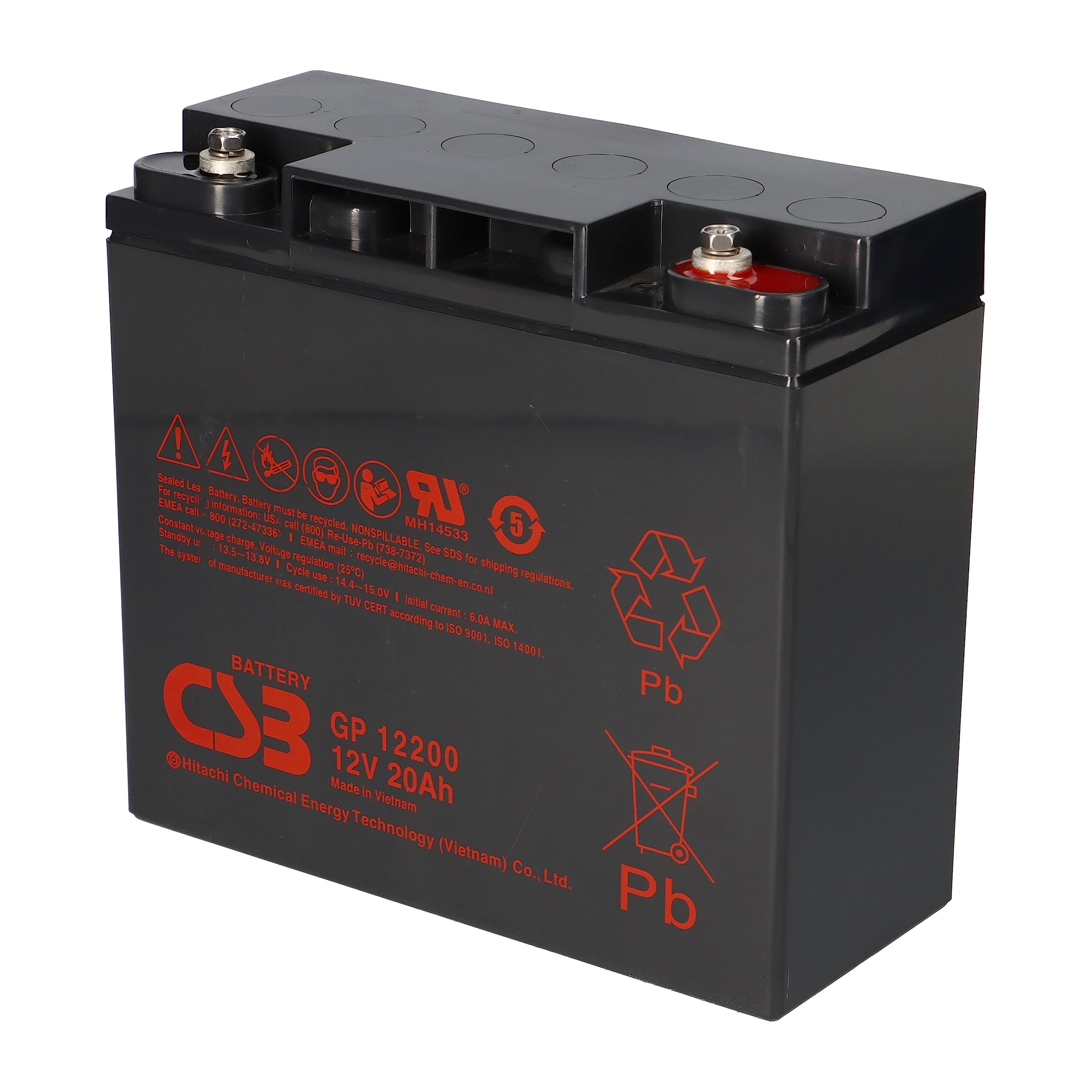 5X Akku Batterie 12V 20Ah Kompatibel Elektroroller E-Scooter 60V SXT Viper - Langlebig - Wartungsfrei