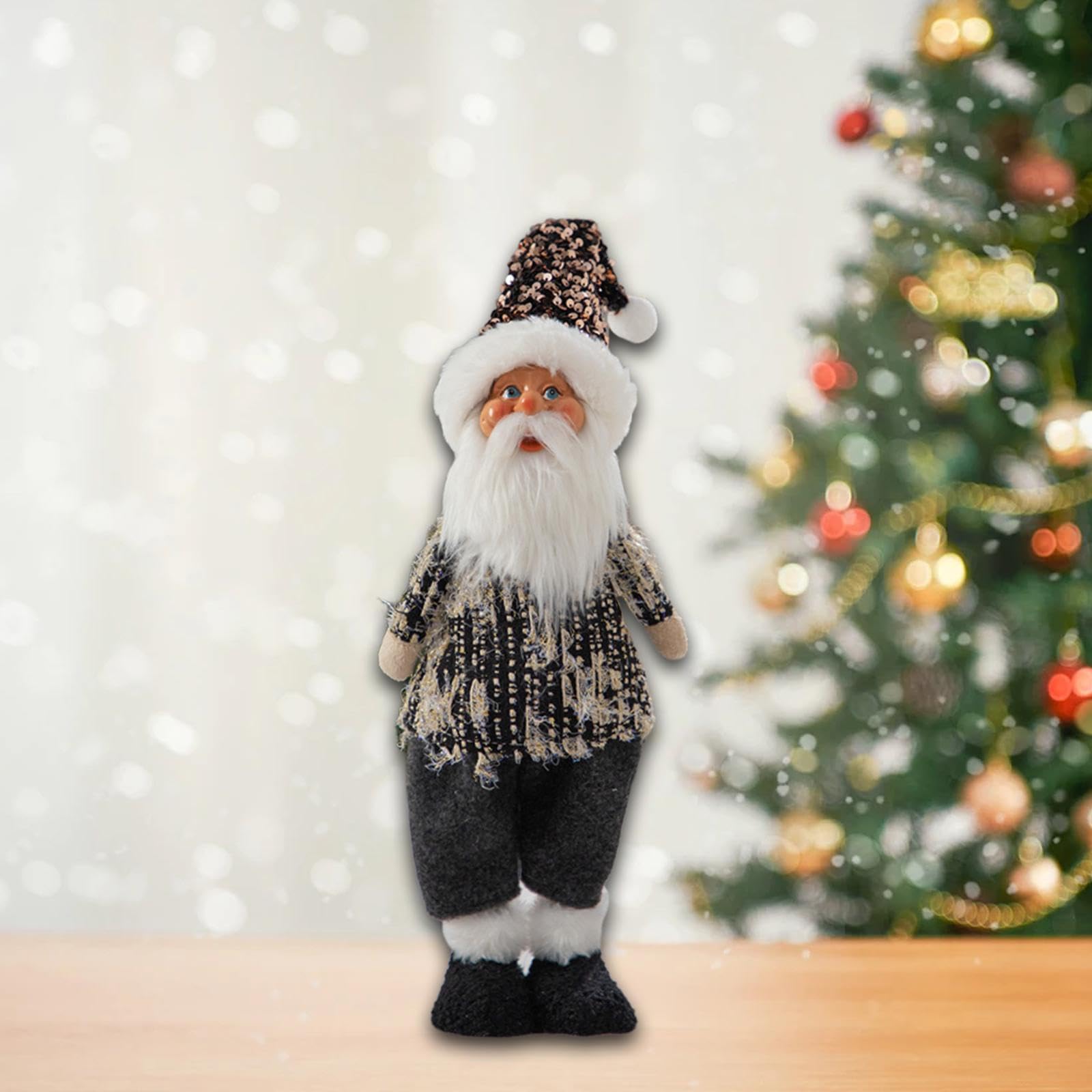 Figura Navideña de Muñeco para Decoración Y Regalo, Papá Noel