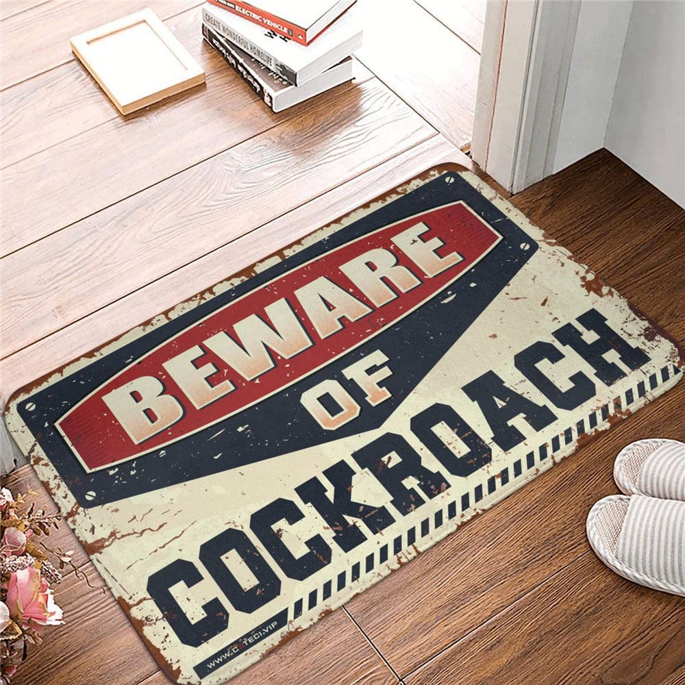Alfombra de bienvenida de Halloween COTECI tapete exterior antideslizante para entrada 40x60 cm