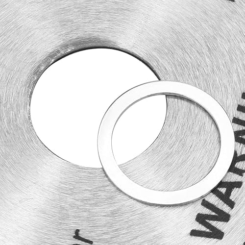 Miniatura 4 de uxcell Hoja de sierra circular con punta de carburo de tungsteno (TCT) de 4 pulgadas, 30 dientes, 12000 rpm, con eje de 5/8 pulgadas