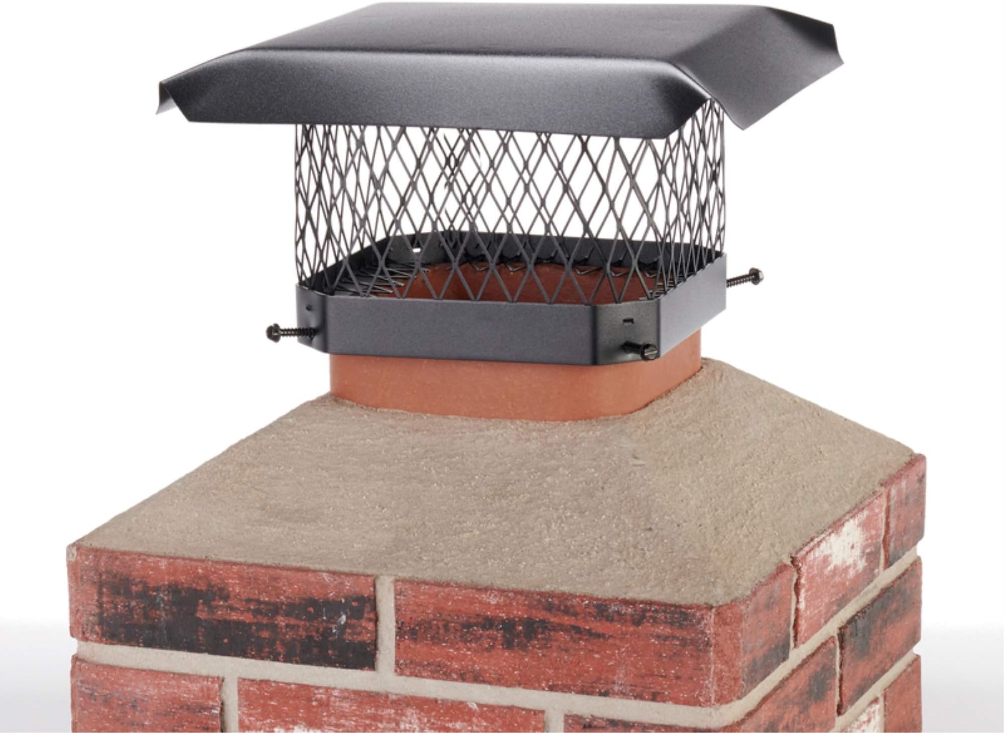 Shelter SC99 Chimney Cap, Black Steel, 9 x 9in. Quantity