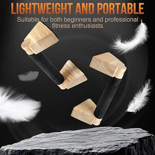 Miniatura 6 de Barras paralelas para paradas de manos y flexiones  Equipo de entrenamiento duradero para fuerza central, equilibrio, inmersiones y calistenia