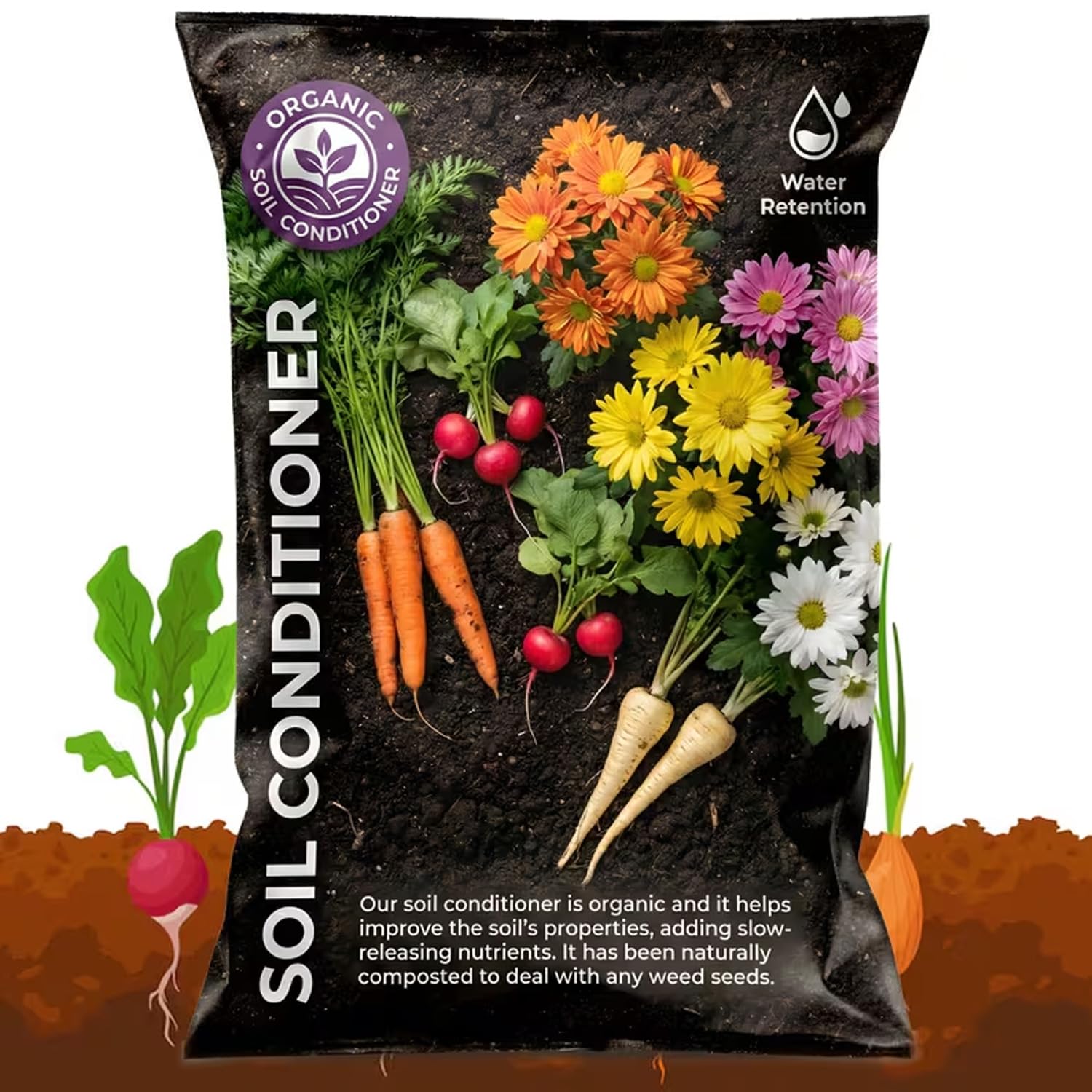 50 Litres Outdoor Soil Conditioner Compost Soil