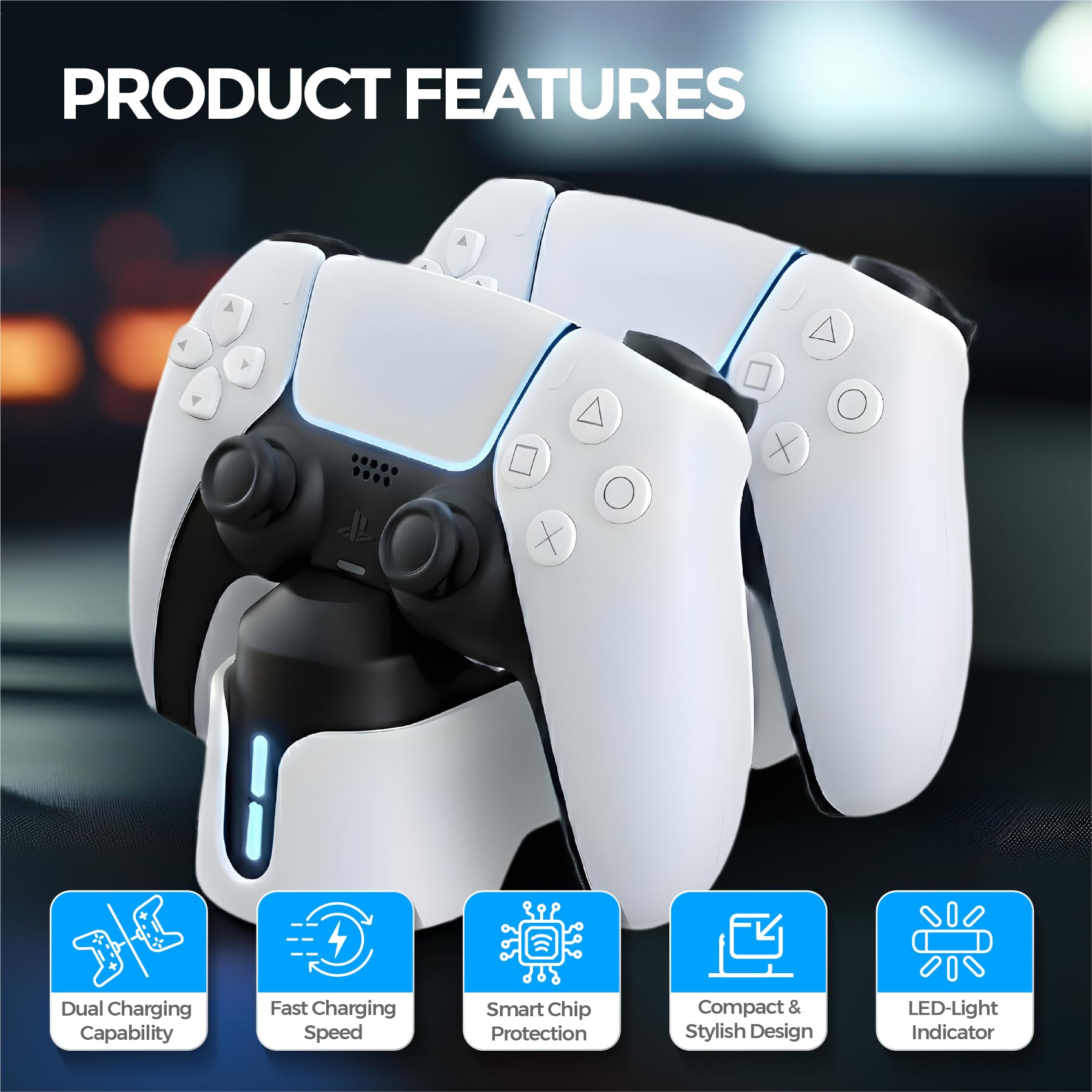 Amazon.co.jp: DOBE PS5 デュアル充電ステーションドック PlayStation5