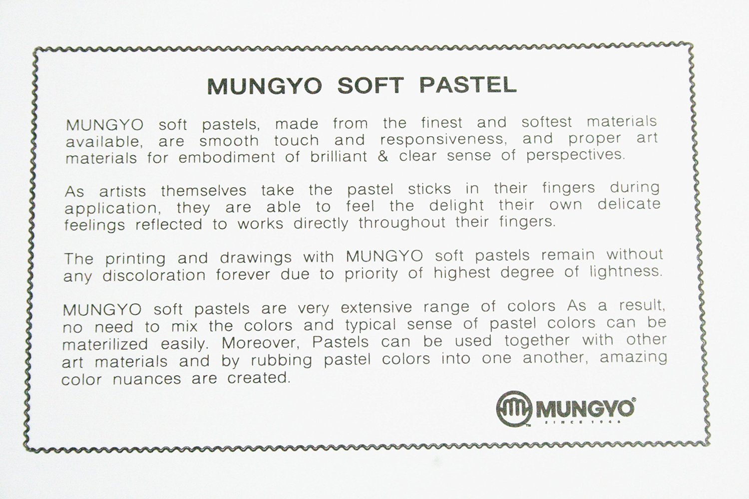 Mungyo Morbido pastello piazza gesso set di 64 colori