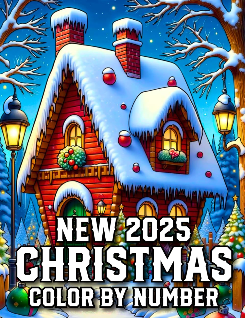 New 2025 Christmas Color By Number Coloring Book: Large Print Easy Christmas Color By Number Coloring Book for Adults and Beginners Gingerbread Men, ... Christmas Candles, Mittens & Winter Fun.