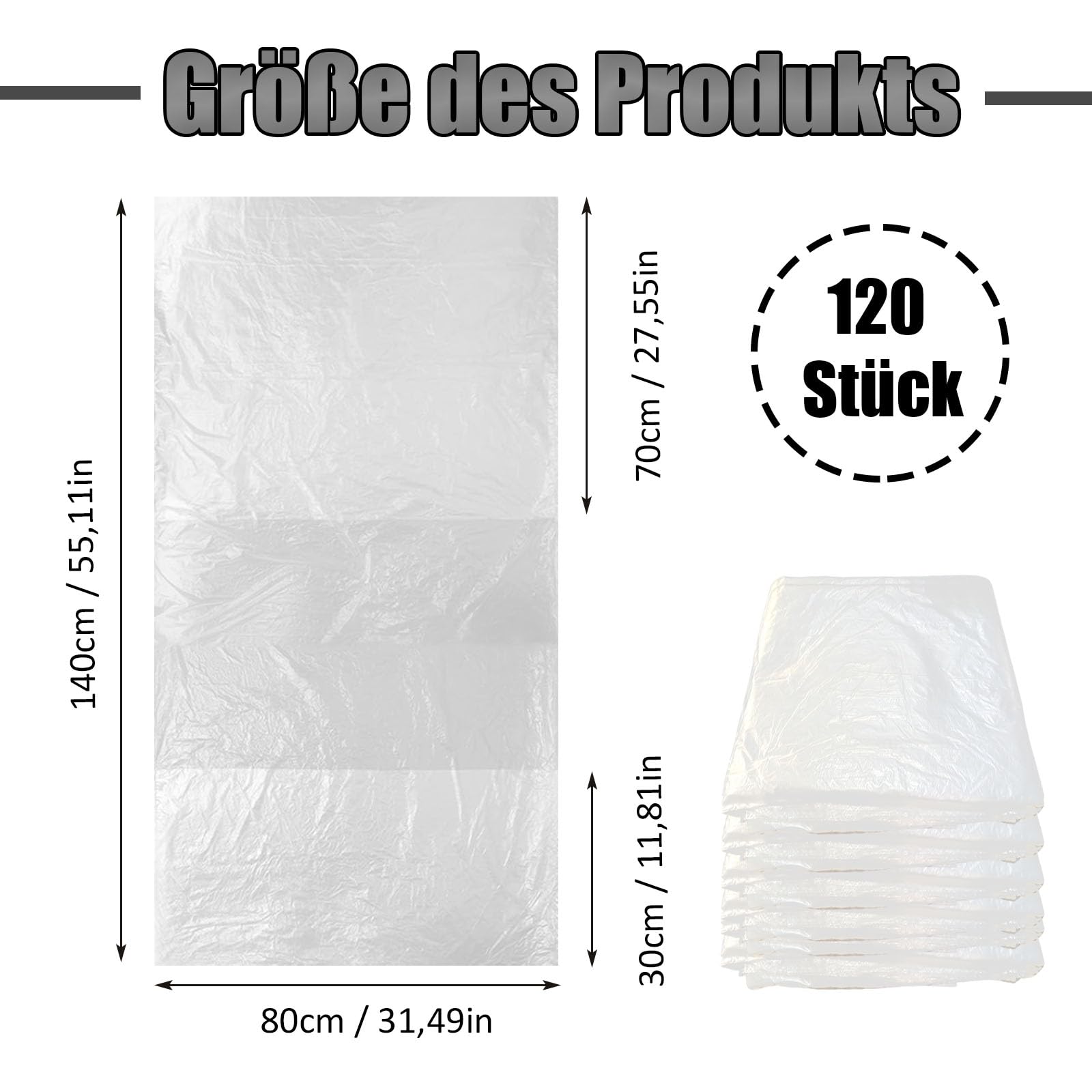 Coprisedili per Auto Usa e Getta, 120 Pezzi 140 x 80 cm Coprisedili Anteriori per Auto Universale, Copri Sedile Coprisedile, per Saloni Automobilistici, Trasparenti
