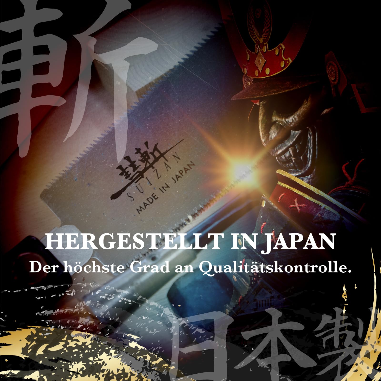 SUIZAN Ryoba Zweischneidige Säge 210mm - Professionelle Japansäge Zugsäge Handsäge Holz Saw Holzbearbeitungswerkzeuge