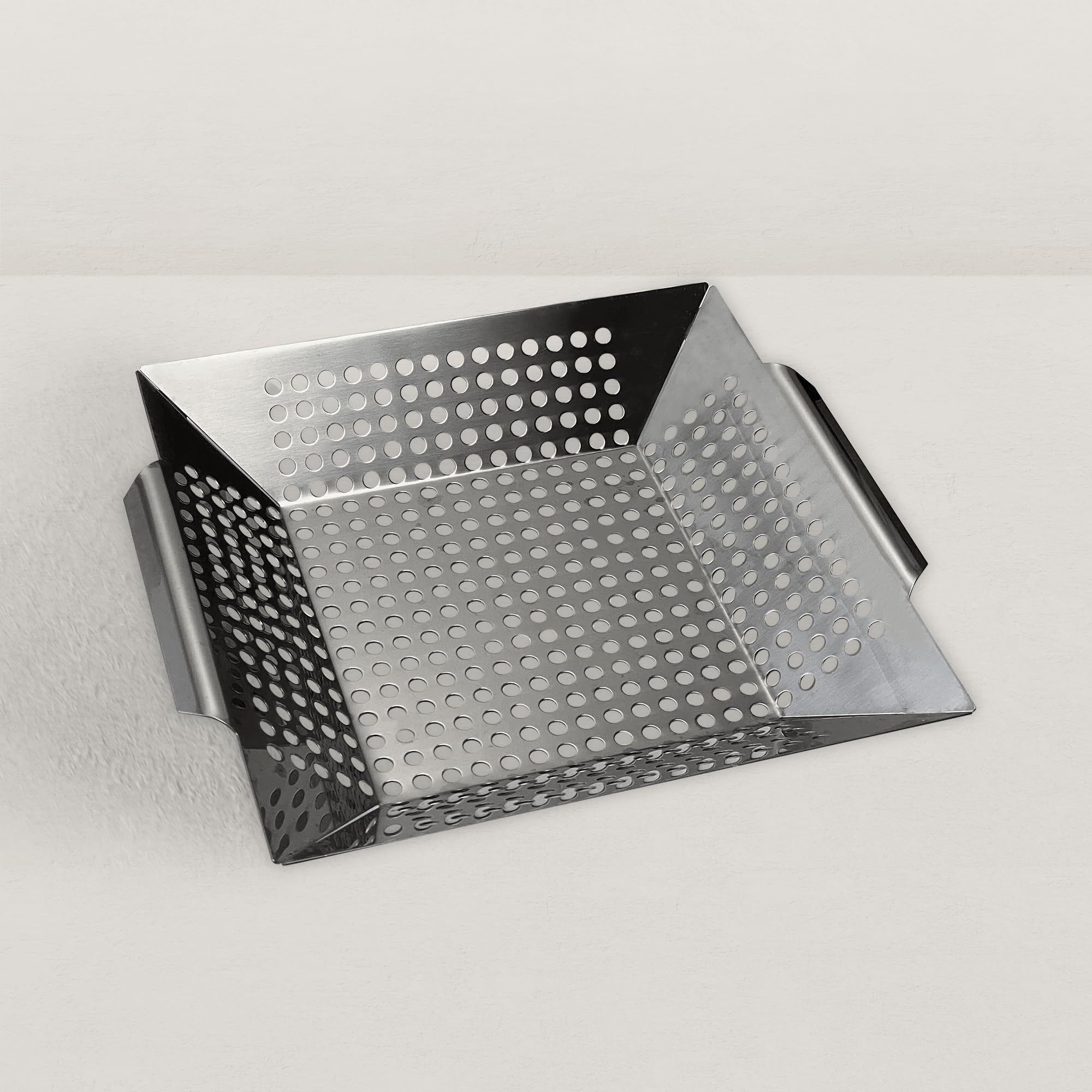 Verycook Panier de Cuisson en INOX INOX épais, très résistant Parfait pour Les poêlées de légume ou Les Fruits de mer Poignée en INOX pour Le déplacer Facilement