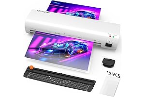 Laminate Letter Size - Office/Home Laminating Machine, Photo Laminator w/Trimming, Corner Rounding...