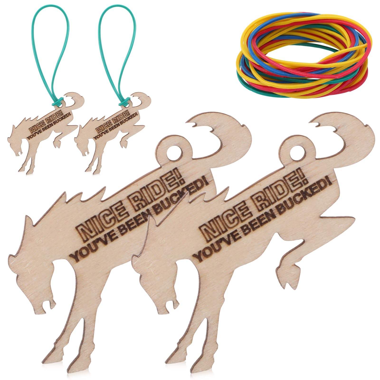 Bronco 'You’ve Been Bucked' Pins – 2 Pack, Cactus Gray, Keychain Pins For Ford Bronco Owners - View #14
