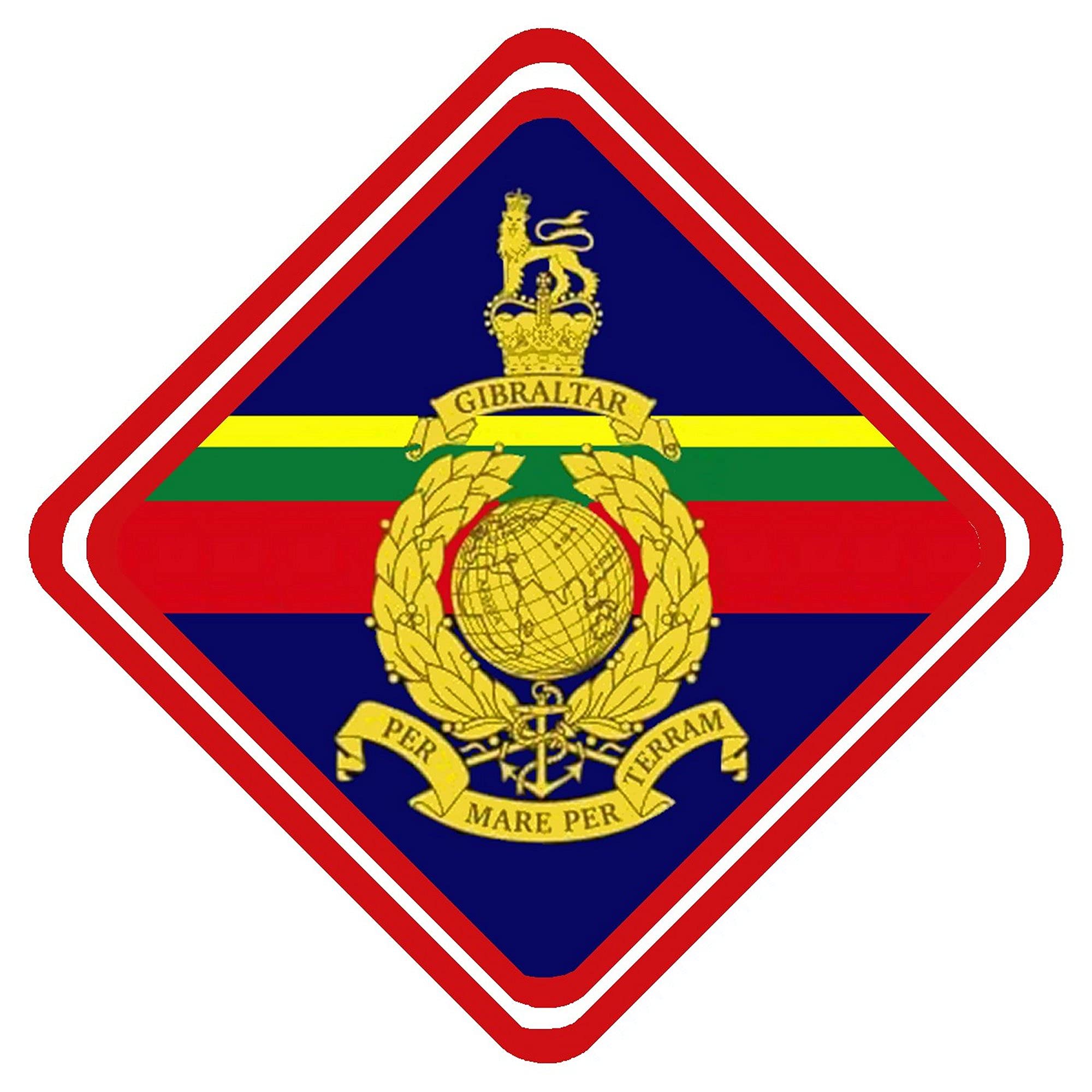 Personalisedjust4u Royal Marines Military Metal Car Window Sign