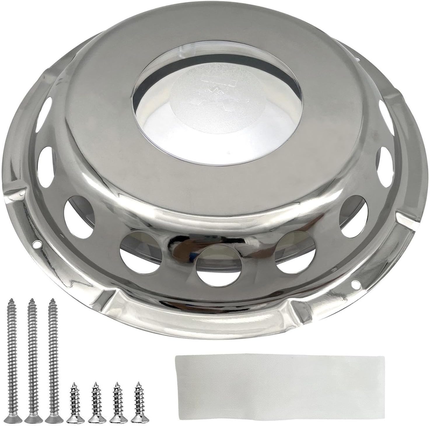 Reliable Stainless Steel Marine Vent Enhances Deck Experience While Reducing Humidity For Boating Enthusiasts Cabin Ventilation Plate Round Air Vent Accessory