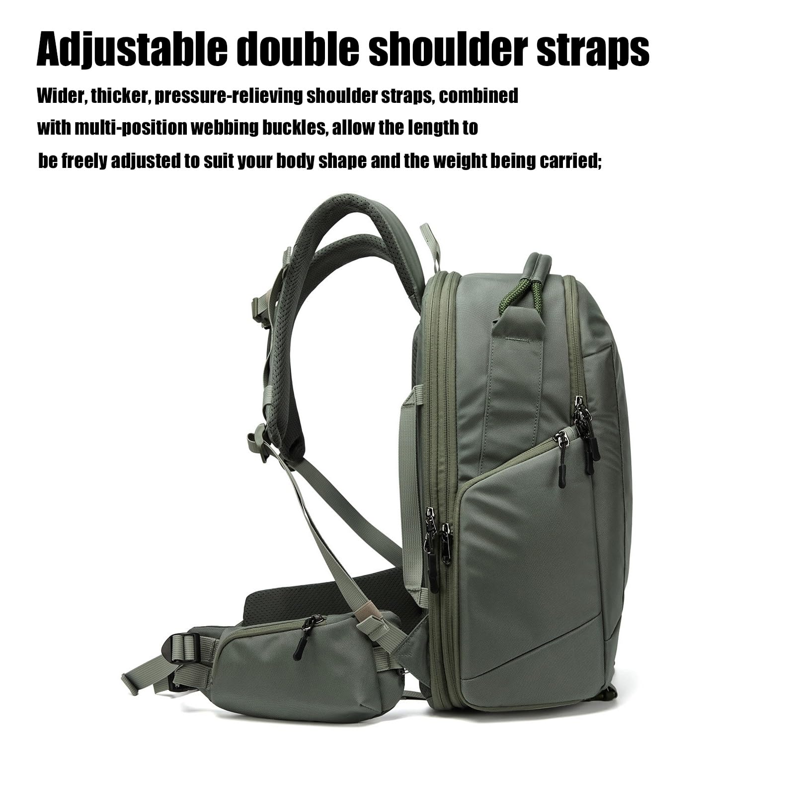 Ceinture de Course Ergonomique, Ceinture Molle Réglable