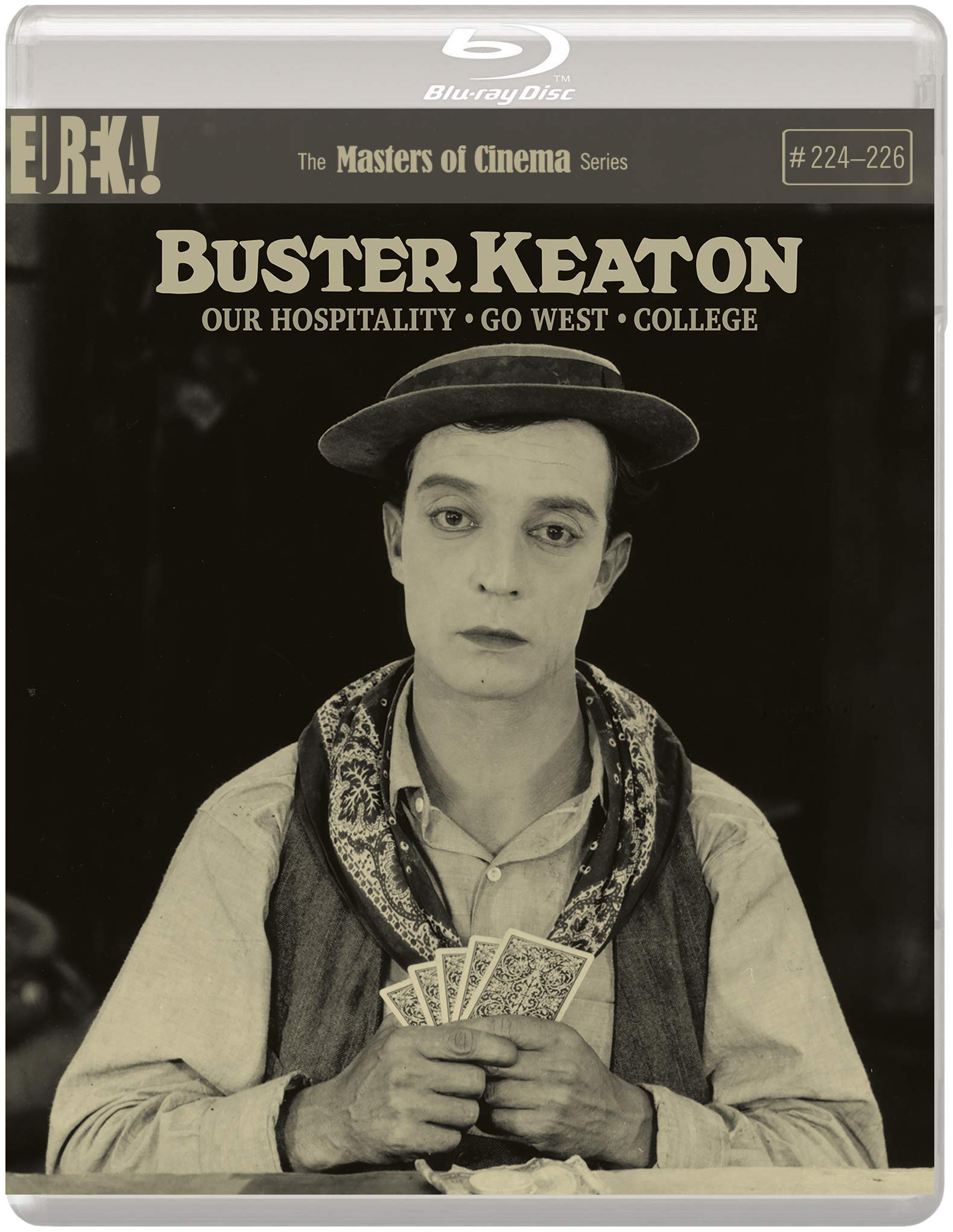 BUSTER KEATON: OUR HOSPITALITY / GO WEST / COLLEGE (Masters of Cinema) STANDARD EDITION BLU-RAY