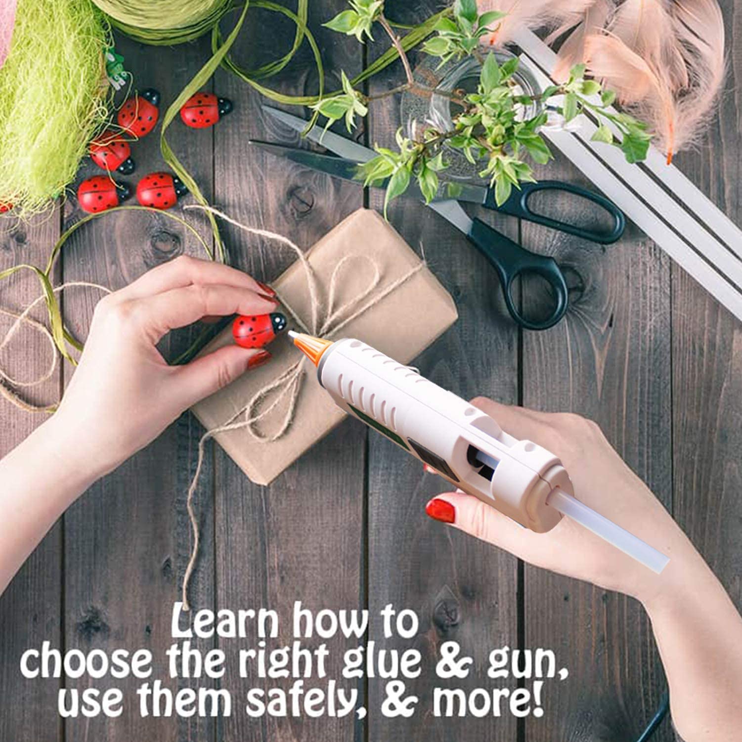 Buy Hot Glue Gun, MONVICT Glue Gun Kit with Detail Tip & 30 Glue Sticks