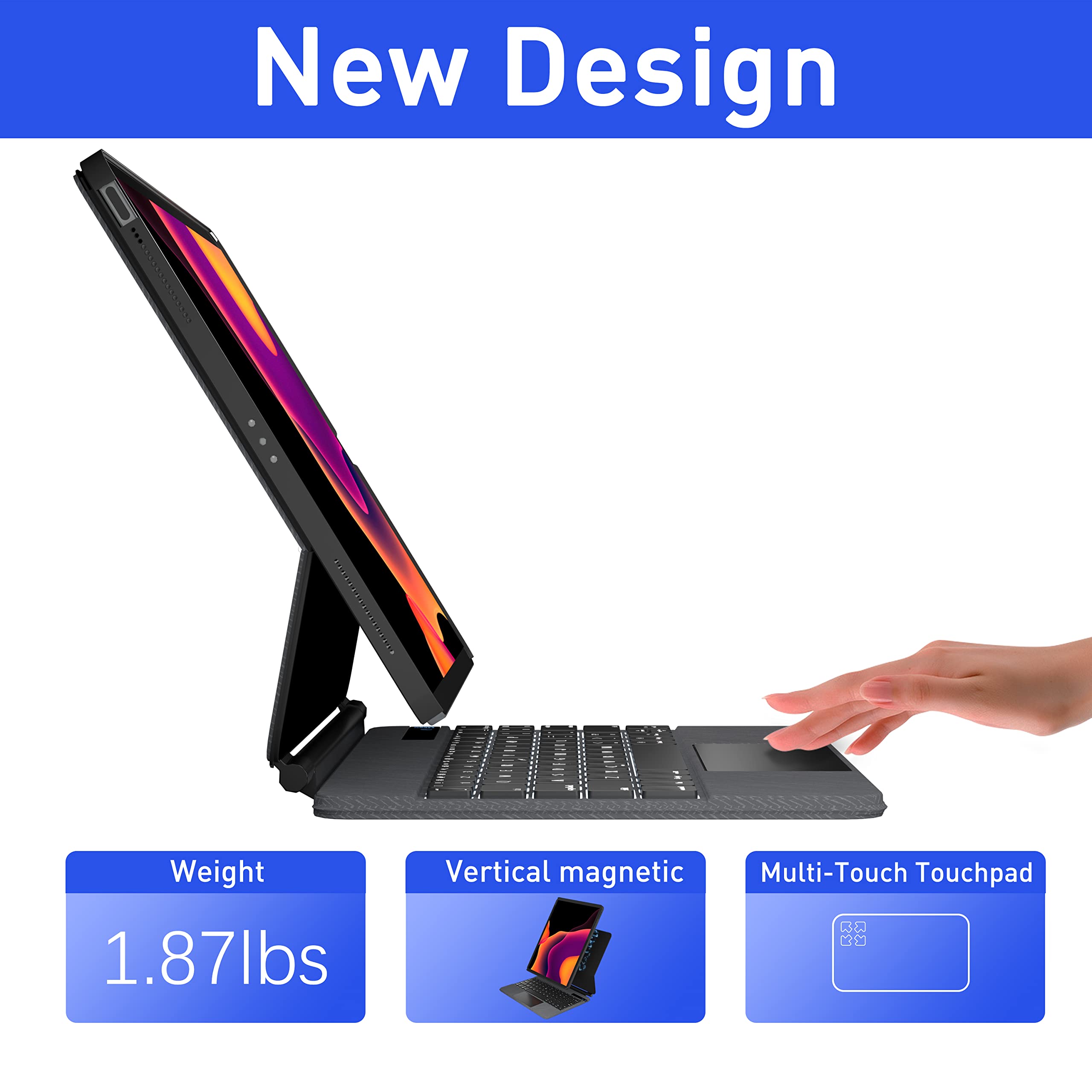 Amazon.co.jp: doqo 磁気キーボードケース iPad Air 第5世代(2022