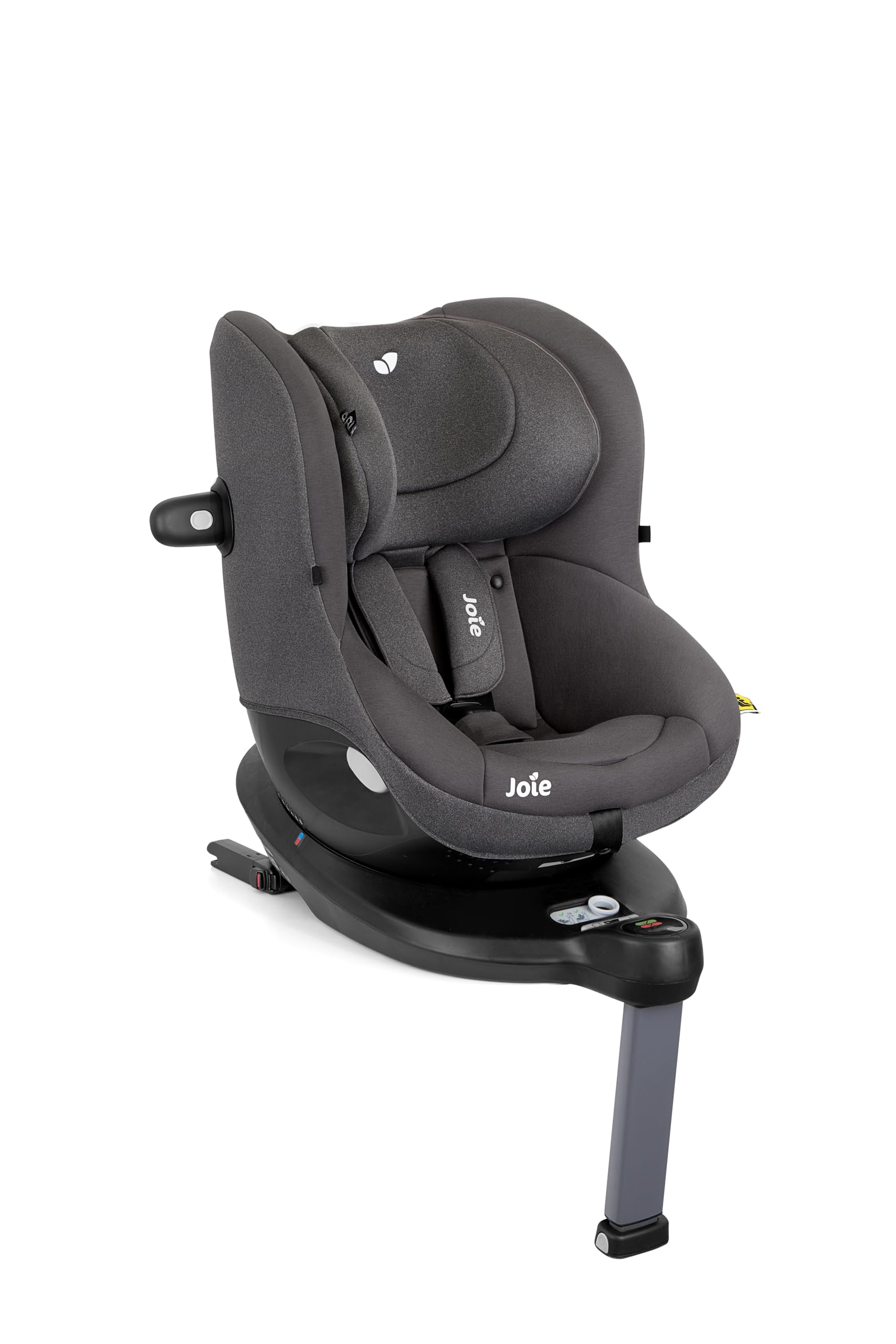 Joie i-Spin™ 360 R129 Kindersitz, Geburt bis 4 Jahre (40–105 cm), Thunder | Autositz mit 360° drehbar, i-Size-zertifiziert, ISOFIX-Installation und Seitenaufprallschutz für höchste Sicherheit.