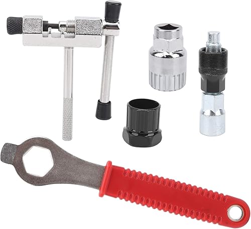 Extractor de manivela de bicicleta, herramienta de acero duradero para reparaciones de bicicletas de montaña, adecuado para montaña, carretera, kit