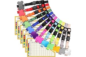 Upgraded Puppy Collars for Litter Puppy ID Collars Whelping Supplies