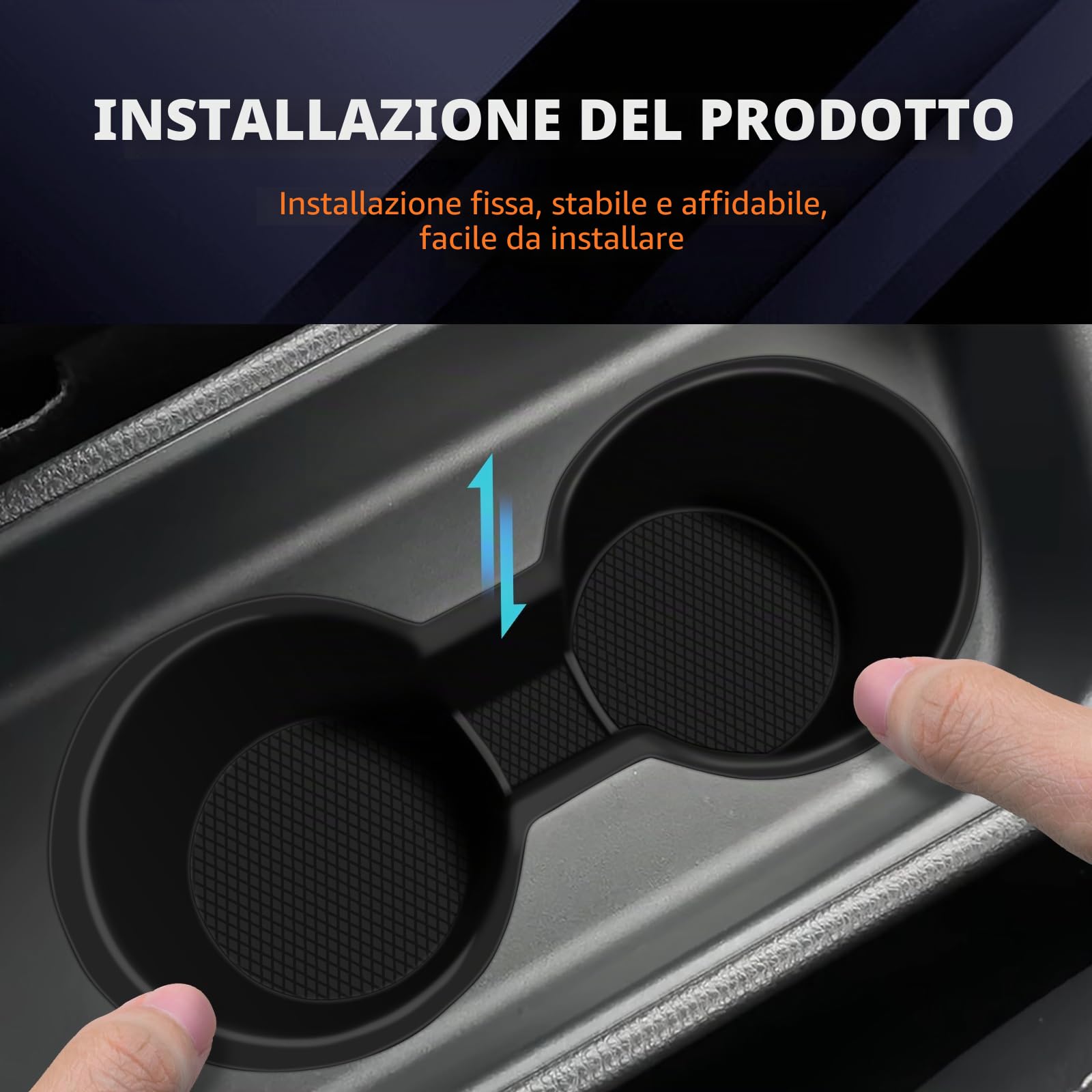Portabicchieri centrale antiscivolo per Toyota Yaris Yaris Cross GR Automatic 2020-2025, accessorio in silicone per il controllo centrale e lo stoccaggio