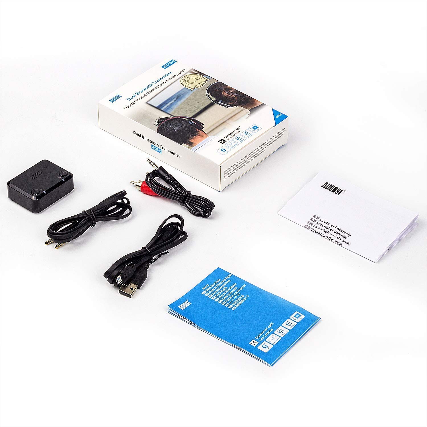 Buy TOKSEL Visible Bluetooth 5.0 Transmitter Receiver for TV PC, 2in1